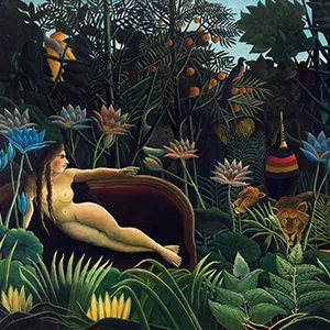 Henri Rousseau canvas prints - naive jungle wall art